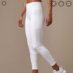 NWT Rare Lululemon Mind Over Miles Tight White
